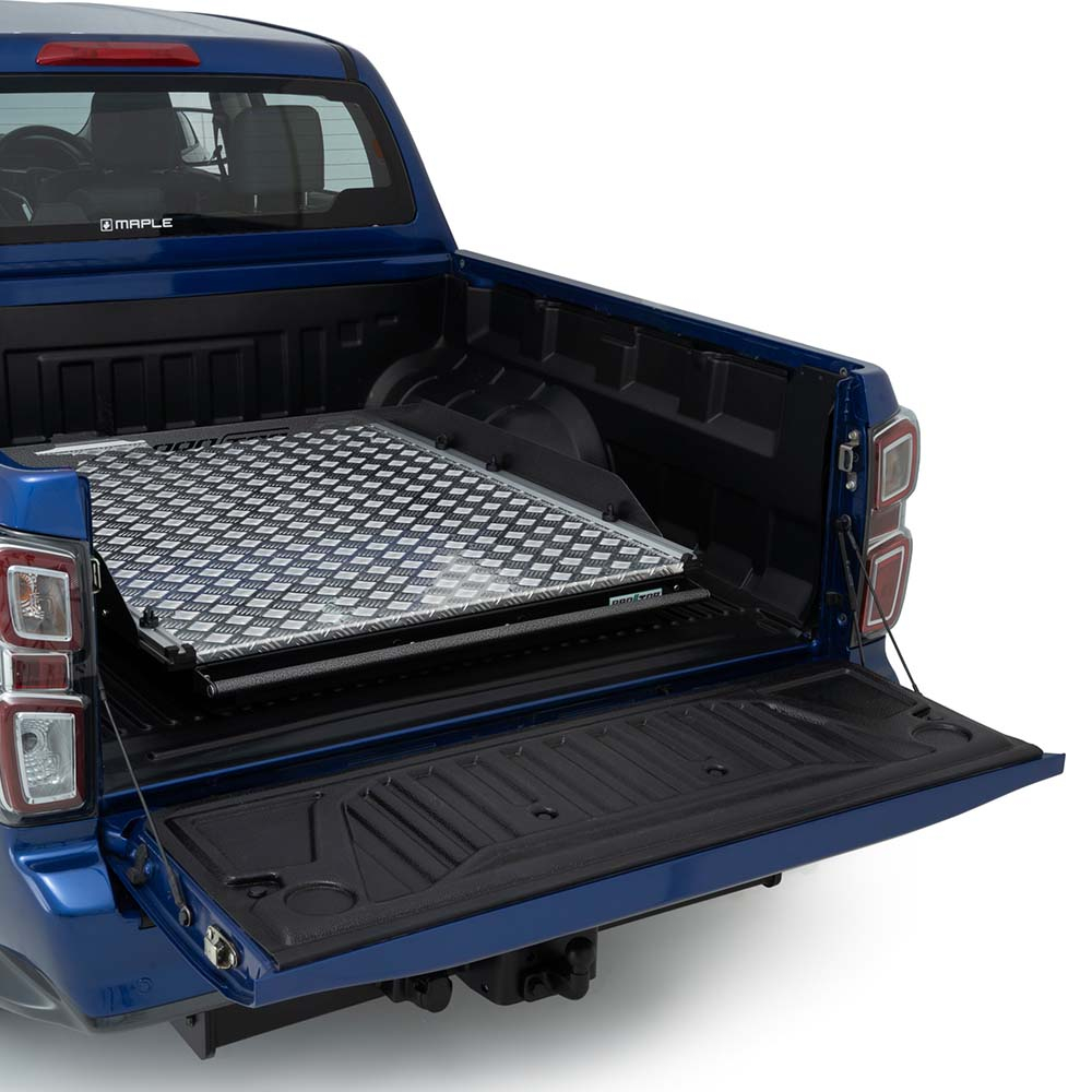 Isuzu D-Max 2021- Chequer  plate heavy duty bed slide