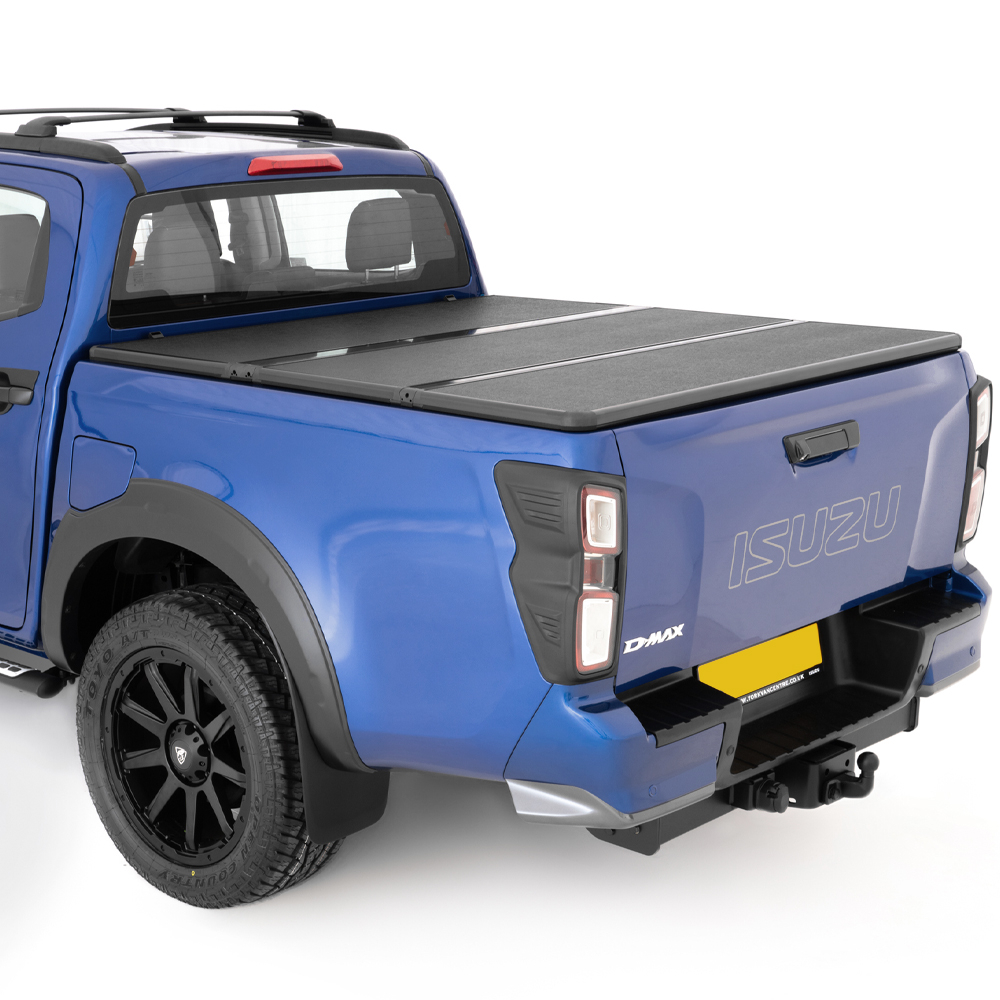 Isuzu D-Max 2021- Heavy duty alloy tri-folding tonneau cover
