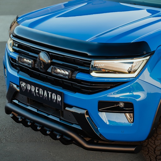 [4M-AMAR23-BGV.2] VW Amarok 2023- Matt zwart finish motorkapbeschermer