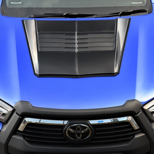 [4M-HILUX-CHAP-HOODSCOOPV.1#] Toyota Hilux 2016- matte black bonnet scoop vent