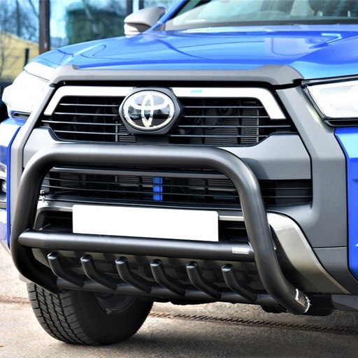 [4M- HILUX21-ABAR/AXLEBAR/BLACK#_P] Toyota Hilux 2021- A-BAR with axle bars in black