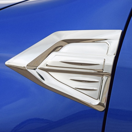 [4M-HILUX-21CSWG#] Toyota Hilux 2021- side wing garnish (chrome)
