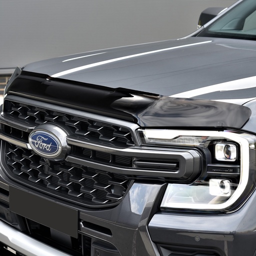 [4M- RANG23BG/V.1#] FORD RANGER 2023- DARK SMOKE BONNET GUARD