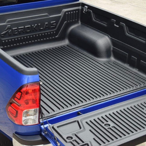[4M-HILUX-21DCLINEROVRRAIL#] Toyota Hilux 2021- double cab Aeroklas bed liner - over rail