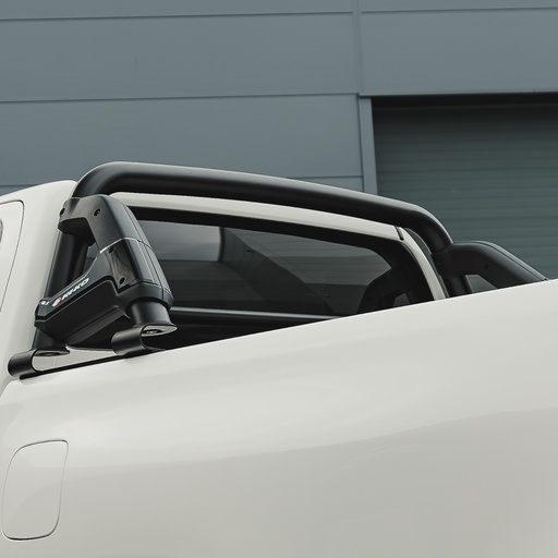 [4M-KEKOROLLBAR#] 76 mm black powder coated sports roll bar with ABS side accents