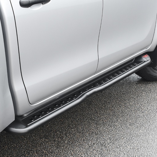 [4M-HILUX21-CHAP-TRP-SIDESTEPS#] Toyota Hilux 2021- TRD Racing side steps rock slider style