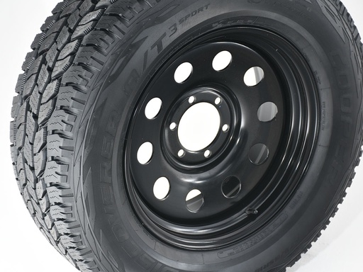 [4M-1886139110BLKMODHILUX-21#] Toyota Hilux 2021- 18 INCH steel wheels - black modular - wide off set