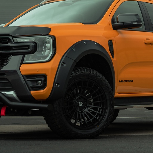 Ford Ranger 2023- matt black Predator sport wheel arches - bolt on look(no drill)