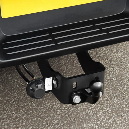 [4M-HILUX-21TOWBAR#] Toyota Hilux 2021- Heavy Duty black tow bar