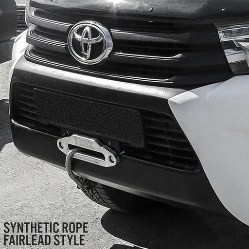 [4M-HILUX21DGUN-R21-PW#] Toyota Hilux 2021- Hidden winch mount - front bumper