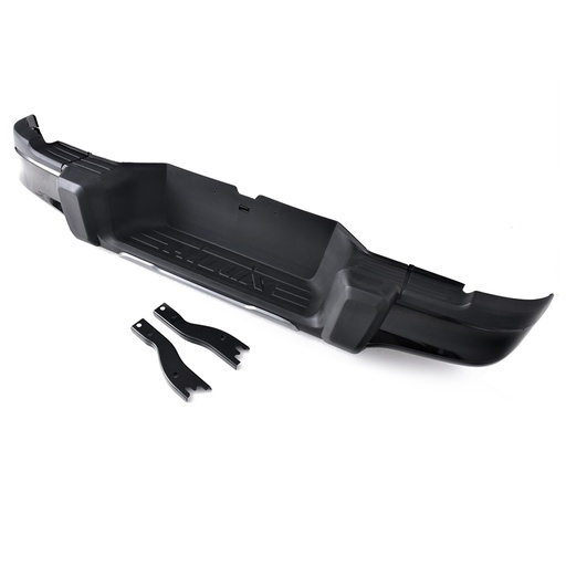 [4M-HILUX-18-CHAP-REARBUMPER#] Toyota Hilux 2018- Invincible X gloss black rear bumper