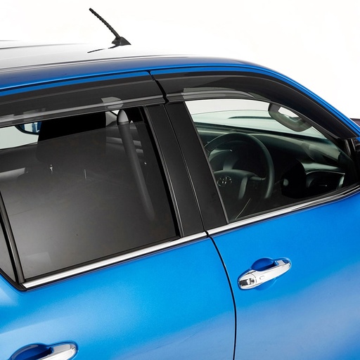 [4M-WD#] Set of 4 stick-on tinted wind deflectors