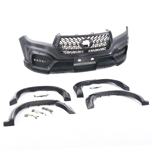 [4M-HILUX16-CHAP-AMGBUMPER#] Toyota Hilux 2016-2018 AMG Style front bumper with arches