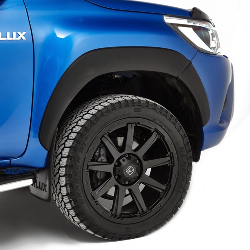 [4M-HILUX-16DBLWA#_P] Toyota Hilux 2016-2020 Small ABS Plastic Wheel Arch Extensions