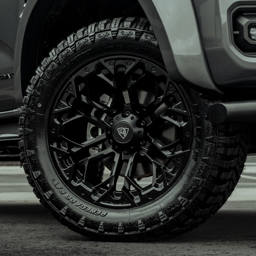 [4M-20X9.56X139ET14CB93.1/SCORP2] 20" Predator Scorpion Alloy Wheel - Matt black