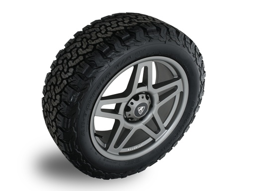 [4M-2096139ET30C93PREDFOXGREY] 20X9 Predator Fox Alloy Wheel - Matte grey