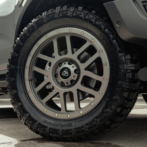 [4M-2096X139.7DAKAR/ET30CB93.1GREY] 20" Predator Dakar Alloy Wheel - Grey