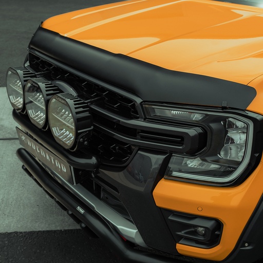 [4M-RANG23BG/V.2#] Ford Ranger 2023- Matt Black finish bonnet guard