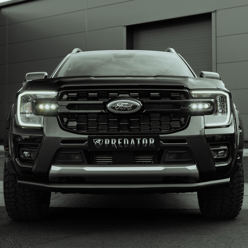 [4M- RANG23-GRILL/V.11#] Ford Ranger 2023- Predator Eagle eye grille - gloss black - twin drls