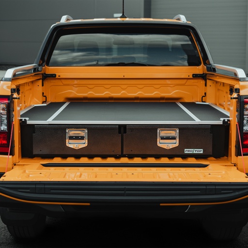 [4M-TS/PB-900-R/CFRD#] Ford Ranger 2023- Twin Drawer Rhino Deck Floor - ProTop System
