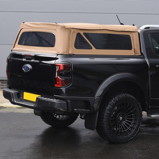 [4M-RANG23-DBLEXPTOP/SPICE#] Ford Ranger 2023- Outback Explorer Canvas canopy - Spice Denim