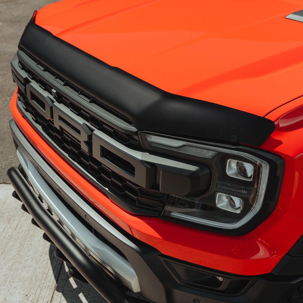 Ford Raptor 2023- matt black bonnet guard | 4 Motion