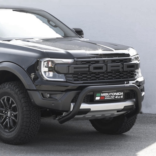 [4M-EC/SB/510/PL] Ford Raptor 2023- 76MM black bull bar