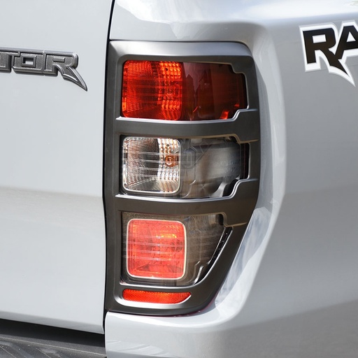 [4M-RAPTOR19BLKTLC#] Ford Raptor 2019-2022 Matt Black rear light covers
