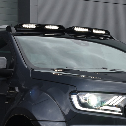 [4M-TS/LIGHTPOD-PRIMER#] Ford Ranger 2012-2022 Lazer lights LED roof light integration - primer finish