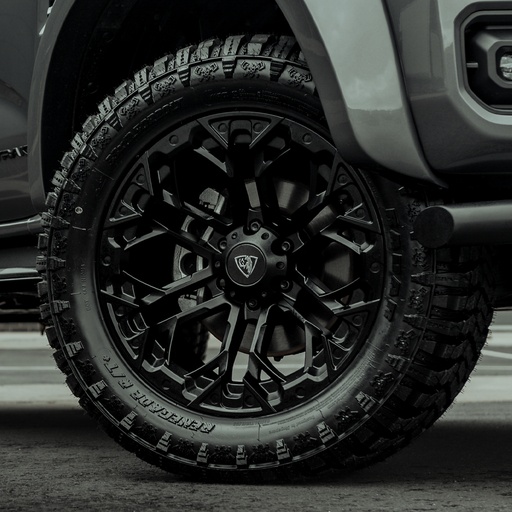 [4M-20X9.56X139ET-15CB93.1/SCORP2XXD#] Ford Ranger 20" Predator Scorpion black alloy wheel