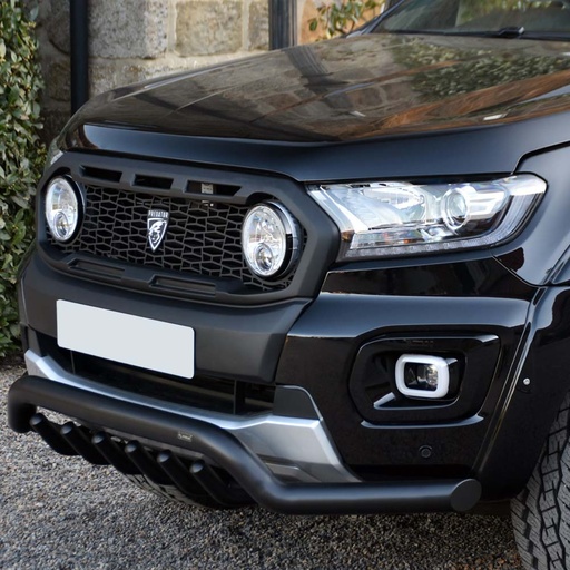 [4M-GRILLIPFS-950SBJ9#_P] Ford Ranger 2019-2022 Predator grille with IPF LED driving lights & integration kit - Wildtrak Grey