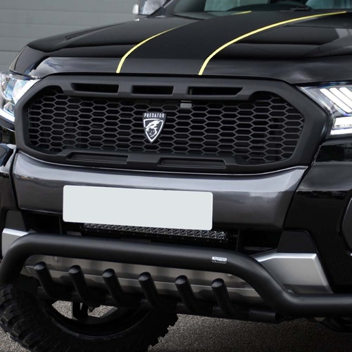 [4M-RANG5-PREDATORGRILLBLACK#] Raptor Style Predator mesh grille in matte black