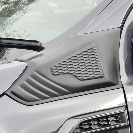 [4M-APOSTTRIM/SNZ#] Ford Ranger 2012-2022 Pair of matt black A-pots trim