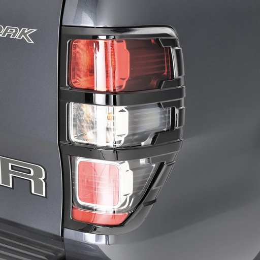 [4M-RANG16GLOSS/TAIL/LG/GB#] Ford Ranger 2012-2022 Gloss black rear light covers