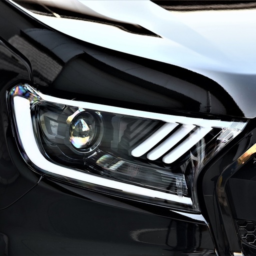 [4M-RANGER16-MUSTANGHEADS.V.2#] Ford Ranger 2016-2022 Mustang style LED headlights