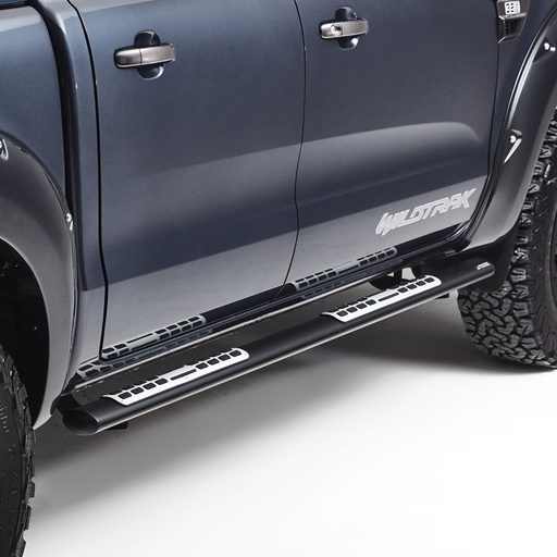 [4M-DSP/295/PL#] Black side bars with alloy tread plates