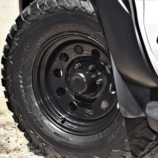 [4M-16861390BLKMODRANG] 16" Black modular steel wheels