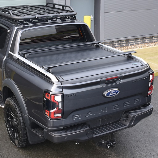 [4M-RANGER12-W/TRAK/E-ROLLTOP.4#] Ford Ranger Wildtrak 2012-2022 Black Predator electric roller shutter
