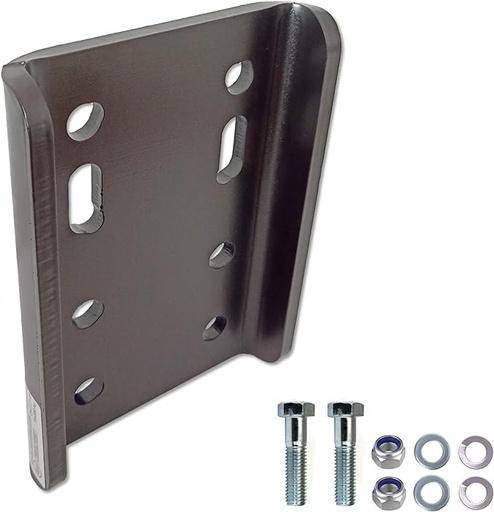 [4M-4983] Universele adapterplaat voor kogelhoogte met ABE voor trekhaak, AHK 2 gaten 90 mm/4 gaten 83 x 56 mm (met schroeven 4 x M16)