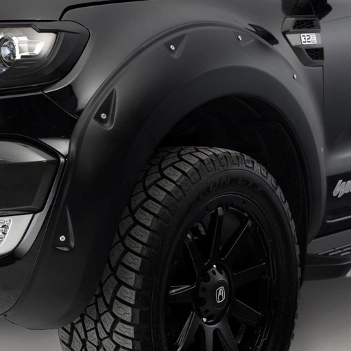 [4M-RANG519BASEMODEL/DBLWA/9INCH/MB#] Ford Ranger XL/XLT and limited 2019-2022 9 inch X-Treme wheel arches - matte black