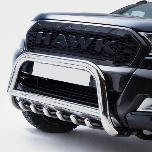[4M-R12-R1285-2016ON#] Ford Ranger 2016-2019 70MM stainless steel A-bar with axle bars