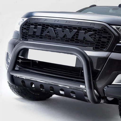 [4M-R12-R1285-04-B#] Ford Ranger 2012-2019 70MM black A-Bar with Axle plate