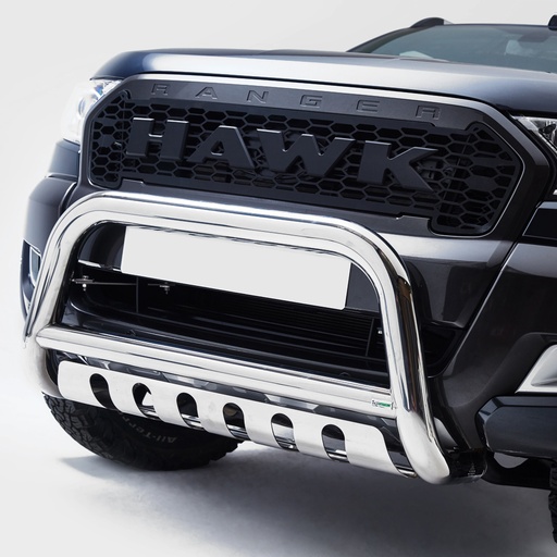[4M-R12-R1285-04-2016ON#] Ford Ranger 2016-2019 70MM stainless steel A-bar with axle plate