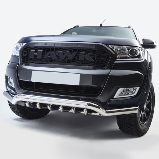 [4M-RANG5-16HAWKGRILL#] Ford Ranger 2016-2019 Raptor style grille with Hawk logo