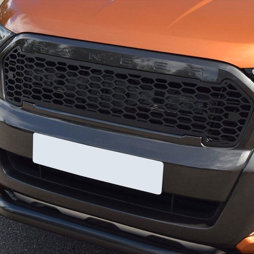 [4M-RANG5-16COBRAGRILL#] Ford Ranger 2016-2019 Matte black Cobra grille