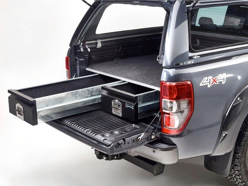 [4M- RANG5DRAW#] Ford Ranger double CAB 2012- bespoke load bed drawer system
