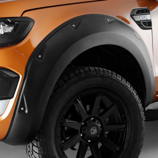 [4M-ONDBLWARIVMAT#] Ford Ranger 2016- X-Treme wheel arches - matte black