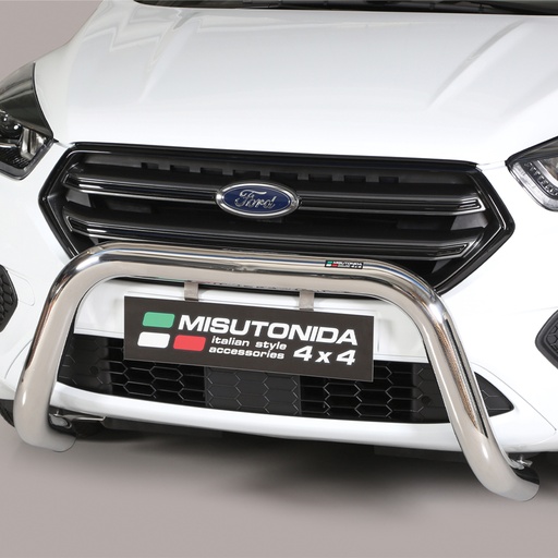 [4M-KUGA-17/EC/SB/420/IX/STAIN#] Ford Kuga 2017 Misutonida 76MM Dia Front bar - stainless steel finish