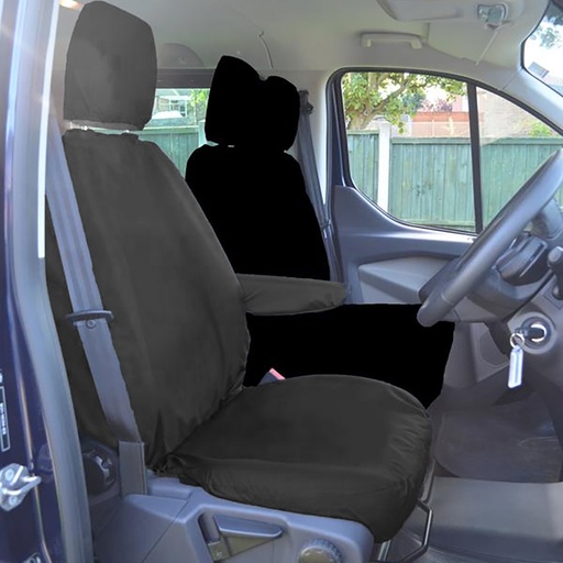 [4M-TRANCUSTTSC/SING#] Ford Transit Custom 2012- tailored waterproof drivers seat covers only