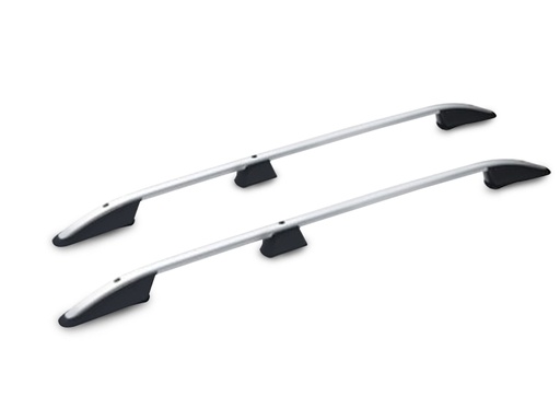 [4M-TRANCUSTRRLWBSILV#] Ford Transit Custom LWB Aluminium roof rail bars